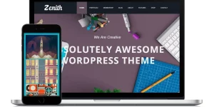 Zenith WordPress theme is a modern and responsive WordPress theme that combines the power of the WordPress Customizer and the Visual Composer page builder to allow you to create a website for virtually anything.