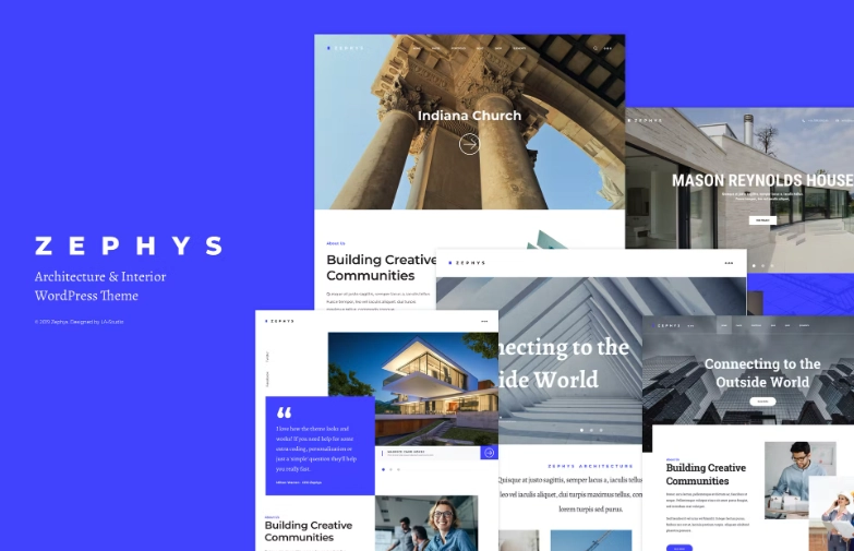 Zephys is a creative drag  drop theme created and designed with love for passionate web lovers. The key features of Zephys are the front-end builders