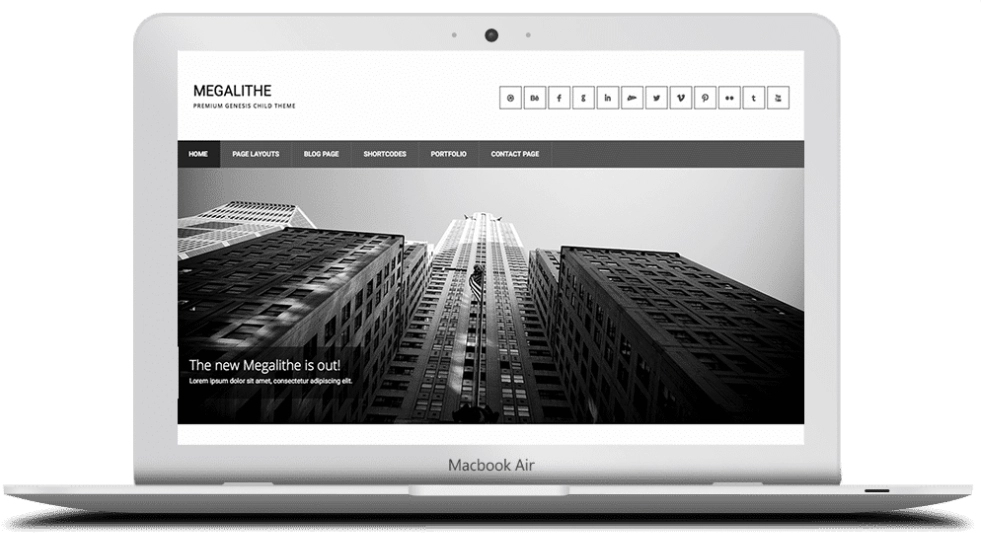 Discover the Megalithe WordPress Theme by ZigZagPress