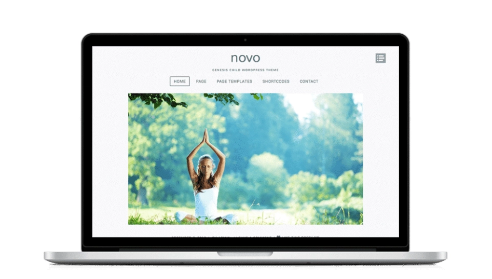 Discover the NOVO WordPress Theme by ZigZagPress