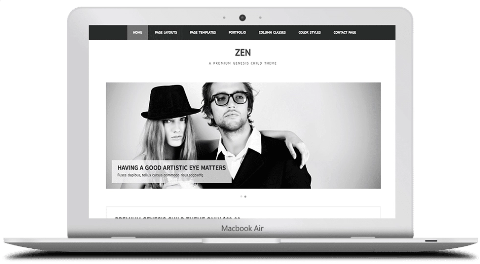 Discover the ZigZagPress Zen WordPress Theme