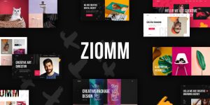 Showcase your projects with Ziomm Creative Agency Portfolio WordPress Theme. Ideal for designers