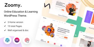 Discover the Zoomy LMS Education WordPress Theme – your ultimate solution for an engaging