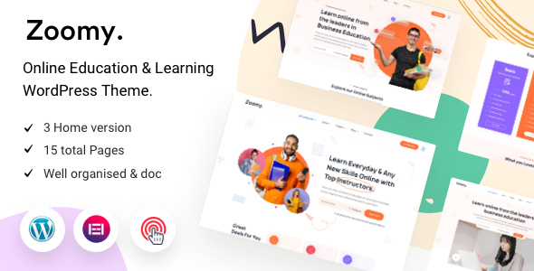 Discover the Zoomy LMS Education WordPress Theme – your ultimate solution for an engaging