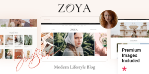 Discover the Zoya Lifestyle Blog Theme on ThemeForest. Perfect for chic blog designs with easy customization