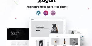 Zugan - Minimal Portfolio WordPress Theme Zugan is a minimal WordPress portfolio theme with a lot of great features. Its versatile structure means that you can use Zugan as a designer