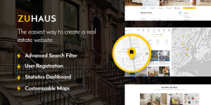 Zuhaus – A Modern Real Estate and Rental Theme: Revolutionize Your Real Estate Website Hey there