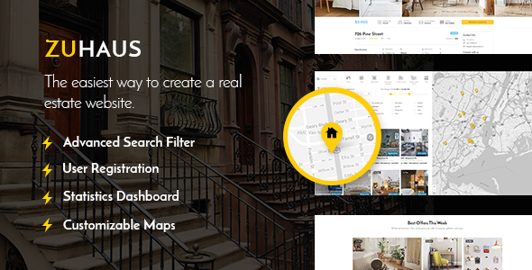 Zuhaus – A Modern Real Estate and Rental Theme: Revolutionize Your Real Estate Website Hey there