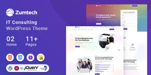 Looking for a great way to showcase your IT and technology services online? Check out the Zumtech IT Solutions  Technology WordPress Theme! This theme has been crafted especially for IT professionals