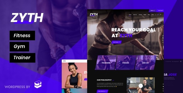 Looking to create a stunningly powerful gym and fitness website? Meet the Zyth Gym Fitness WordPress Theme. This incredible theme on ThemeForest is perfect for fitness enthusiasts