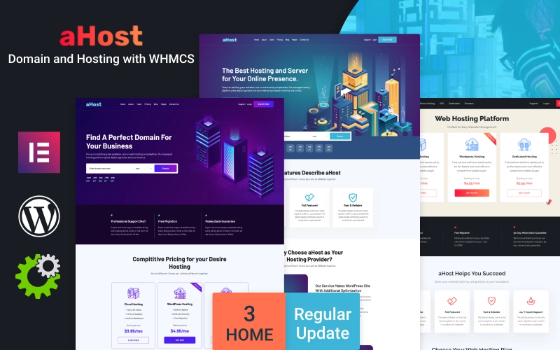 aHost - Domain and Hosting Theme with WHMCS to manage Domain and Hosting Business with WHMCS facilities. Web hosting services come in all shapes and sizes. Using our first-hand experience