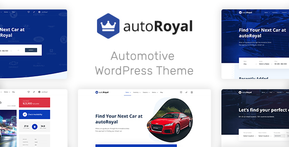 Create a stunning automotive website with AutoRoyal. Responsive