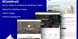 Discover bConstruct – the ultimate Interior Design  Architecture WordPress Theme! Perfect for architecture firms