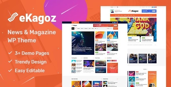 Create a stunning blog or news website with eKagoz