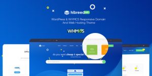 Hibreedit’s WordPress Theme with WHMCS Template included with it