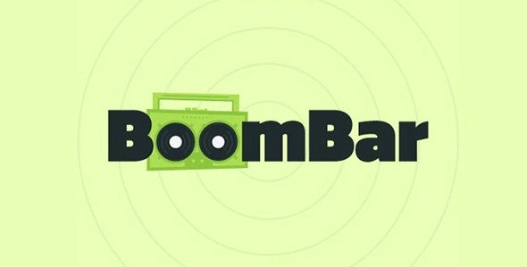 Add notification bars to the top of your site. BoomBar is a WordPress notification bar plugin that allows you to add a top bar to your WordPress site. With tons of customization features and intuitive usability