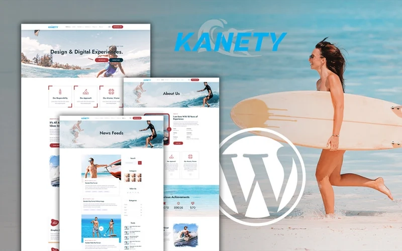 Introducing Kenety Extreme Sports WordPress Theme