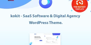 Kokit is a professional Sass Software and digital agency WordPress Template. This Template is built with Easy tools like saas and Bootstrap grid for easy customization and coloring.