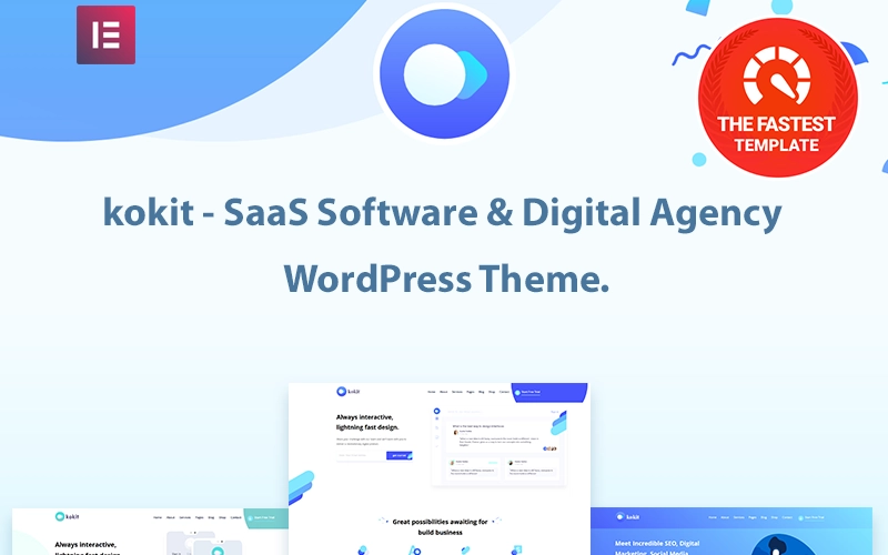 Kokit is a professional Sass Software and digital agency WordPress Template. This Template is built with Easy tools like saas and Bootstrap grid for easy customization and coloring.