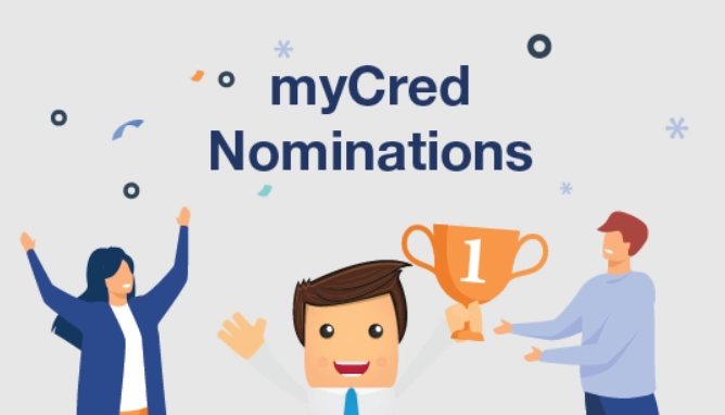 myCred Nominations allows your users to nominate other members for achievements