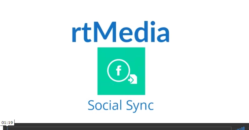 Allow users to import photos from their Facebook account by creating a Facebook App and connecting it with rtMedia.