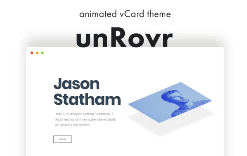 unRovr is the reformer way of representing your online identity. It’s unique layout and smooth animations will show what you have to curious eyes. It has plenty of customization options that you can tune it up to reflect your style in minutes with no hassle. Drag and Drop Page Builder…