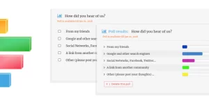 wpForo Polls addon is a robust and complete addon to help forum members create and manage polls effectively. Polls allow forum members to pose questions to the other users of the board and have an easy way to track results. Perfect for surveys