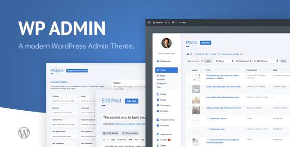 Transform your WordPress dashboard with WP Admin Theme CD: Stylish