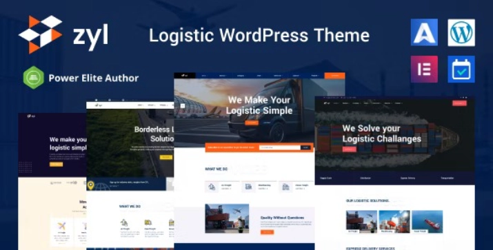 ZYL is a WordPress Theme for Cargo  Transportation websites